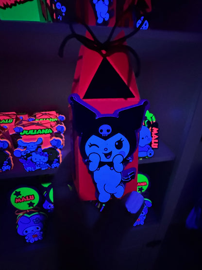 Kit 20 Peças Premium Turma Hello Kitty Neon