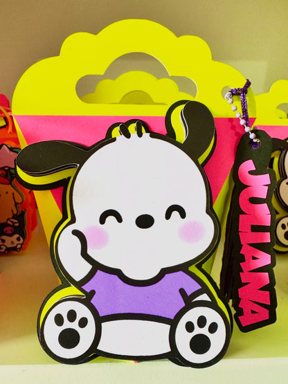 Kit 20 Peças Premium Turma Hello Kitty Neon