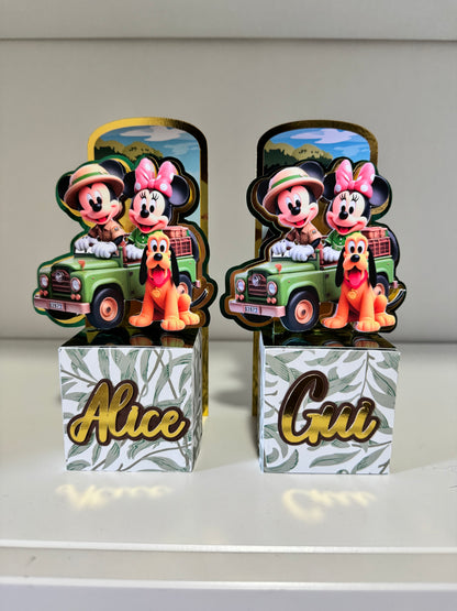 Kit 20 peças Premium Mickey Safari