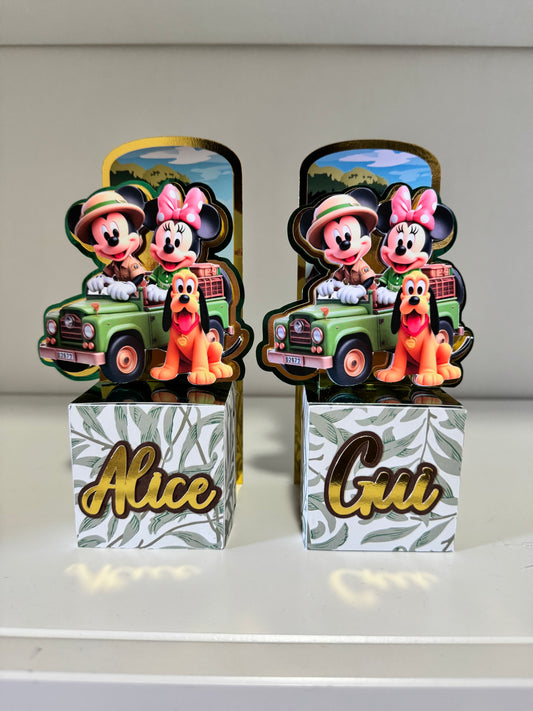 Kit 20 peças Premium Mickey Safari