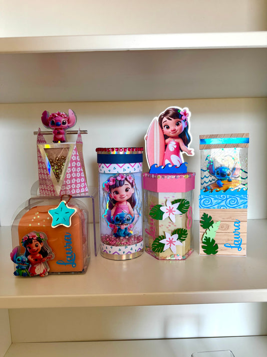 Kit 20 Peças Shaker Lilo e Stitch