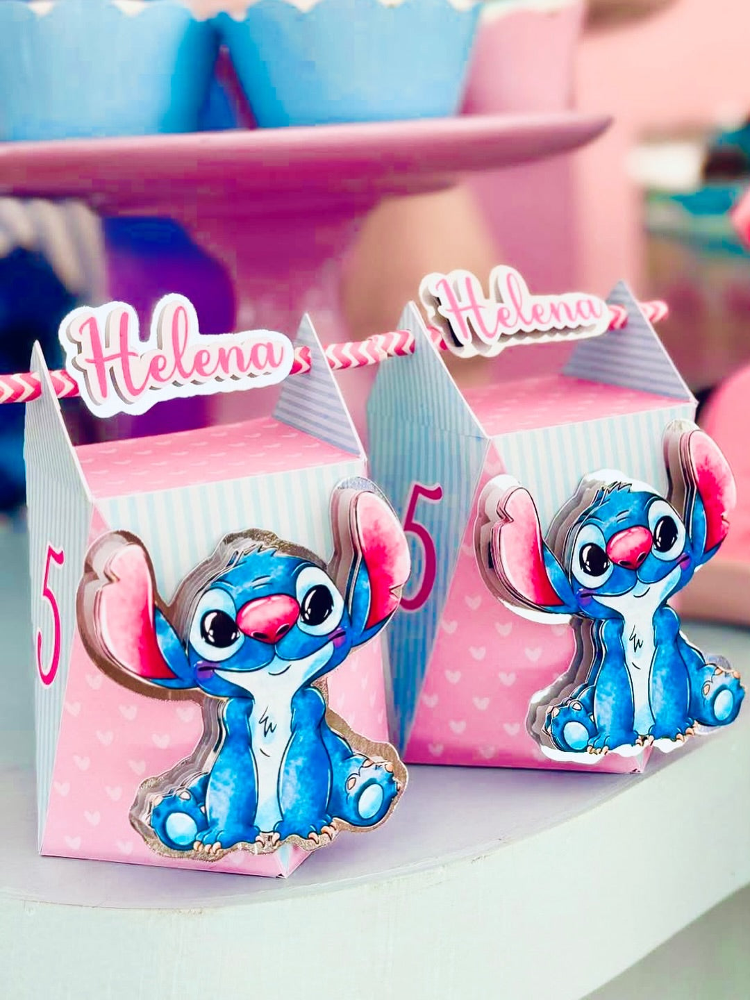 Kit 20 peças Premium Angel e Stitch