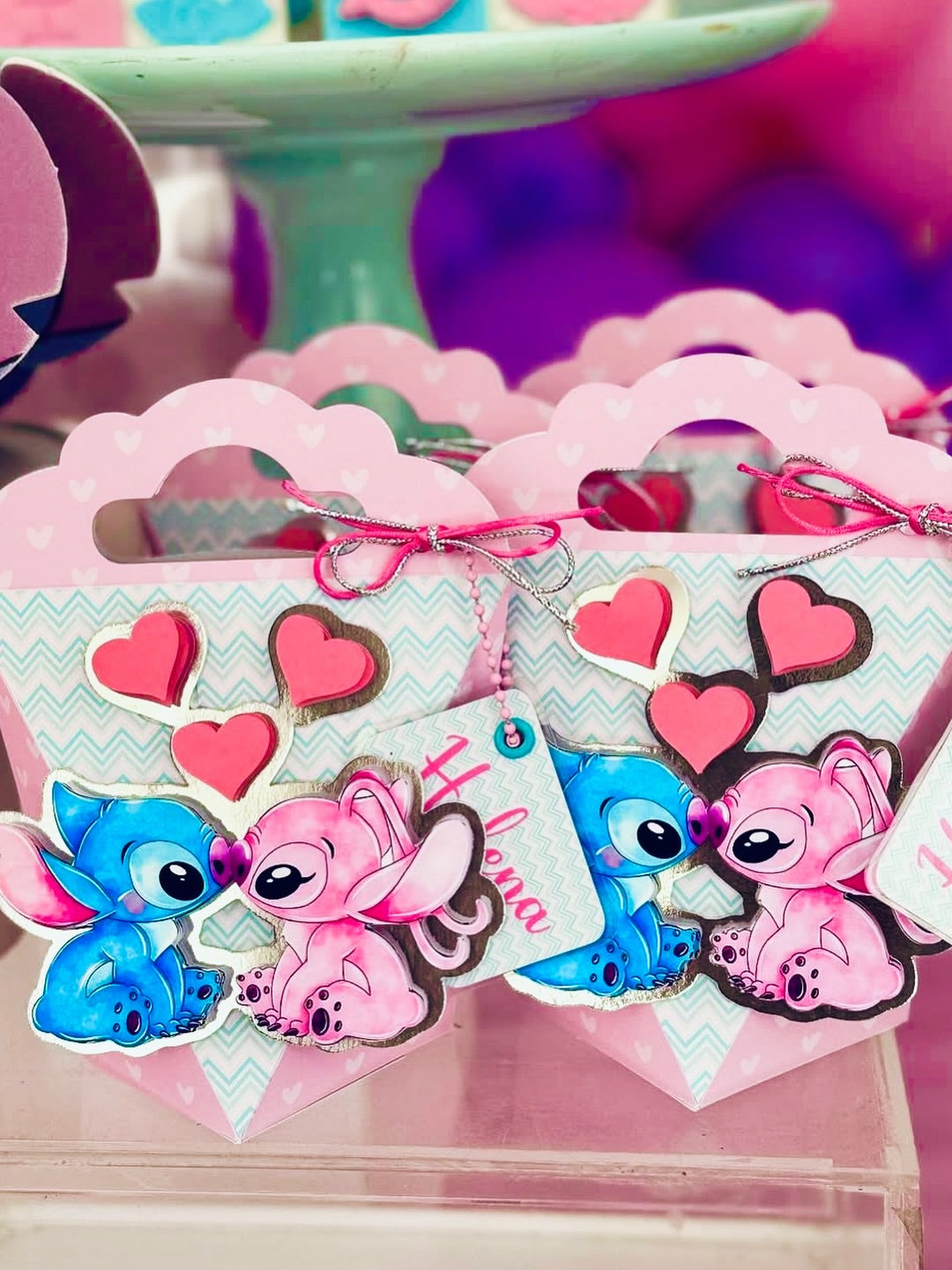 Kit 20 peças Premium Angel e Stitch