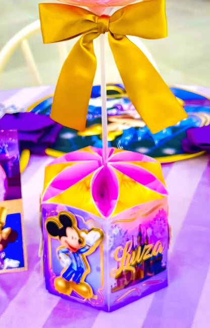 Centro de Mesa Bubble Premium Disney 50 anos