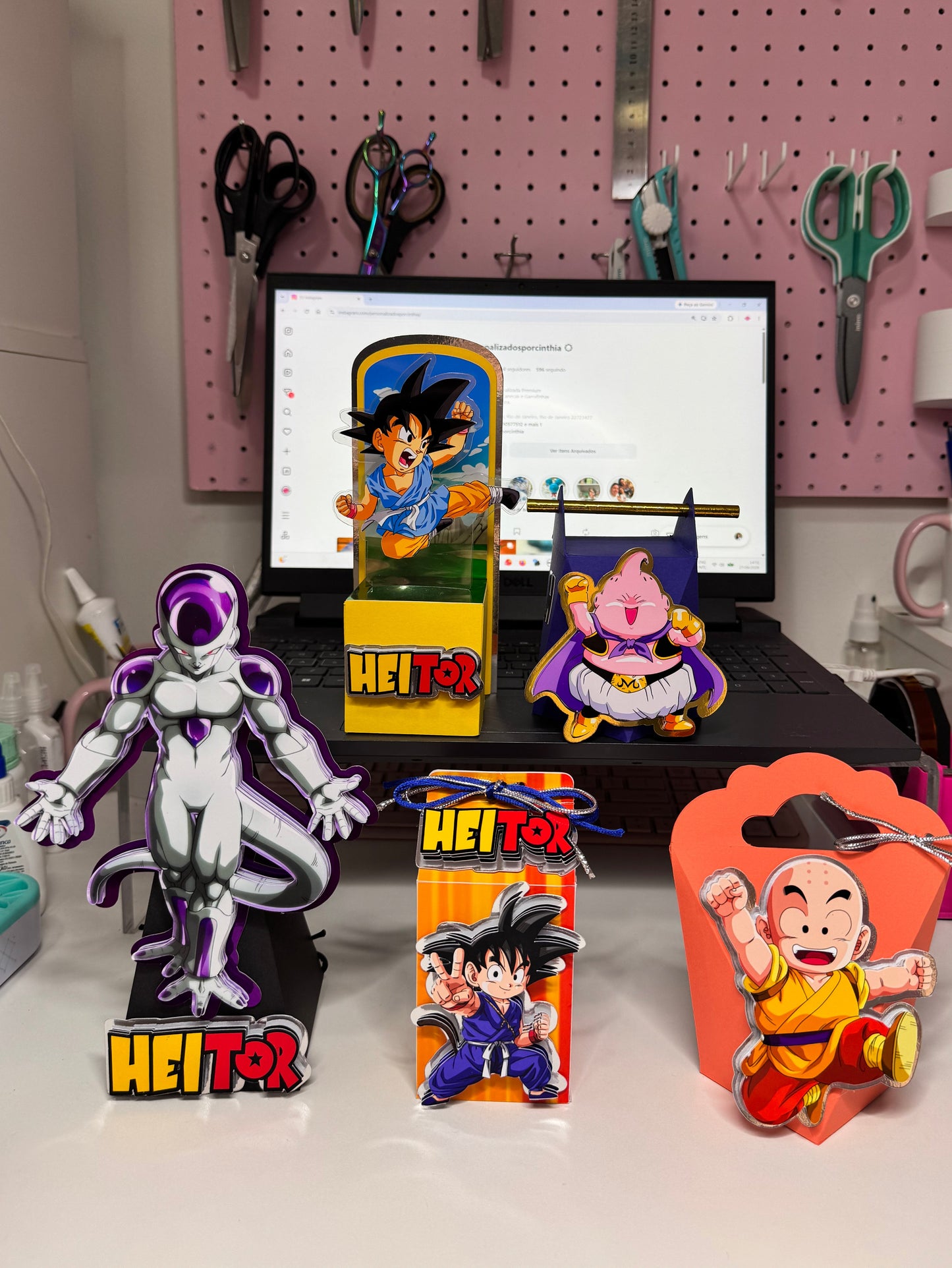 Kit 20 Peças Premium Dragon Ball