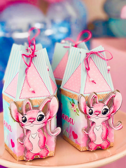 Kit 20 peças Premium Angel e Stitch