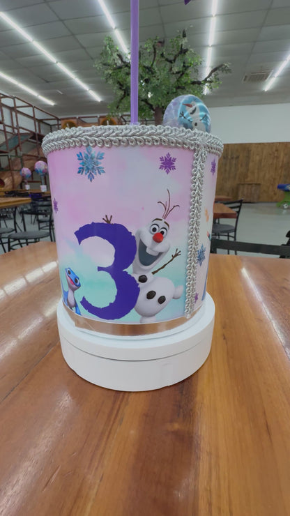 Centro de Mesa Tubolata 13x13 Frozen